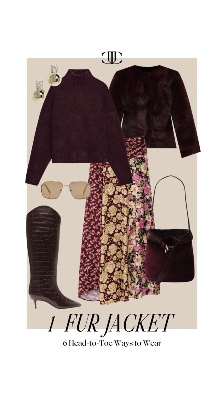 6 Ways to Style a Fur Jacket This Winter ✨🧣
Meet your new winter hero piece: the faux fur jacket. I took this classic, cozy layer and styled it six completely different ways—from polished office looks to weekend denim, feminine florals, chic monochrome, and elevated neutrals.
If you want versatility, warmth, and a touch of glamour… this is the jacket of the season.

Think winter florals with tall boots, tonal knits with texture, polished trousers for a dressier moment, and denim looks that feel effortlessly cool. Each outfit is wearable, warm, and easy to recreate with pieces you may already own.

👉 Save this post for winter outfit inspiration
👉 Shop every look on my LTK

#LTKHoliday #LTKOver40