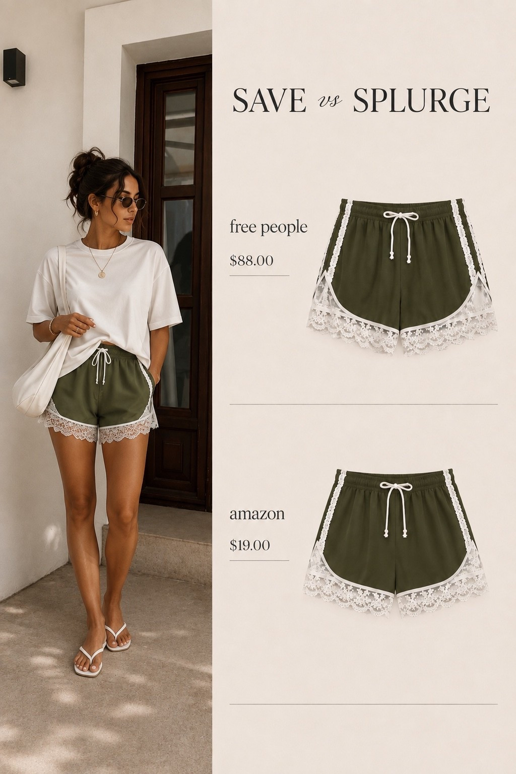 Save VS Splurge anthro inspired lace shorts

#LTKdayinmylife #LTKmomlife #LTKootd