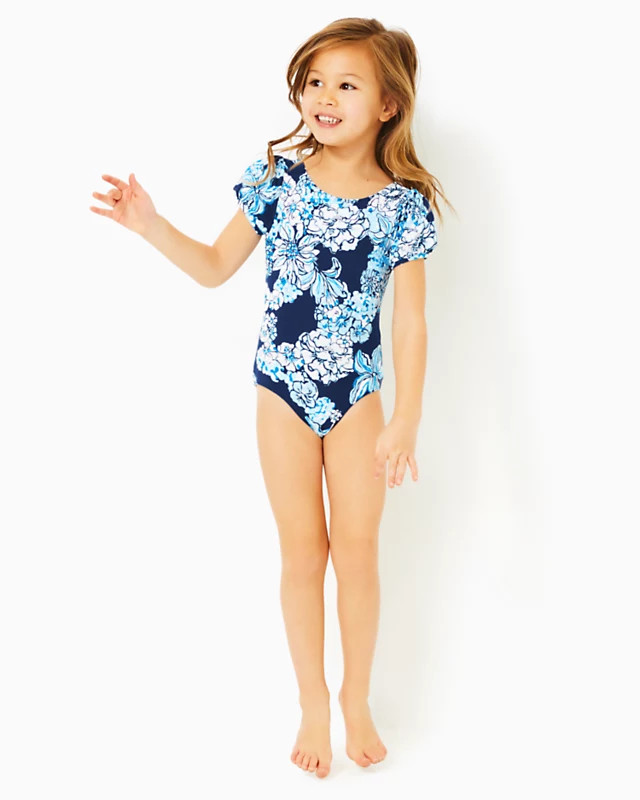 Girls Waterfall One-Piece Swimsuit | Lilly Pulitzer | Lilly Pulitzer