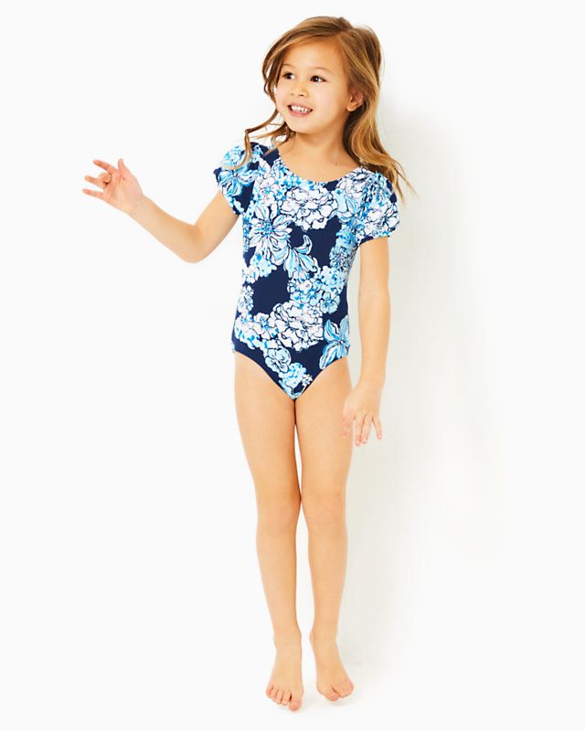 Girls Waterfall One-Piece Swimsuit | Lilly Pulitzer | Lilly Pulitzer