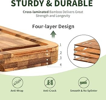 BAMBANG Bamboo Cutting Board for Kitchen with Juice Groove, End-Grain Butcher Block Chopping Boar... | Amazon (US)