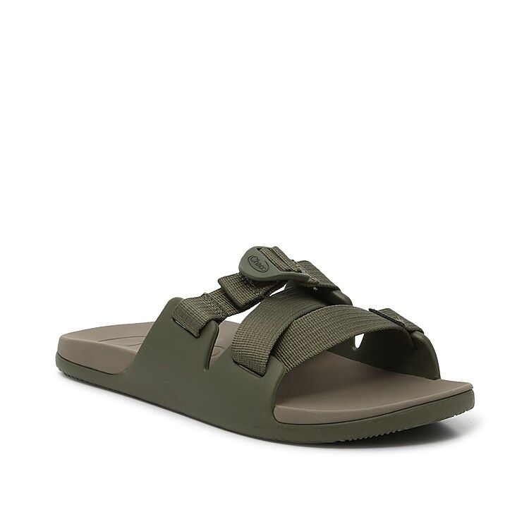 Chaco Chillos Slide Sandal | Men's | Green | Size 12 | Sandals | Slide | DSW