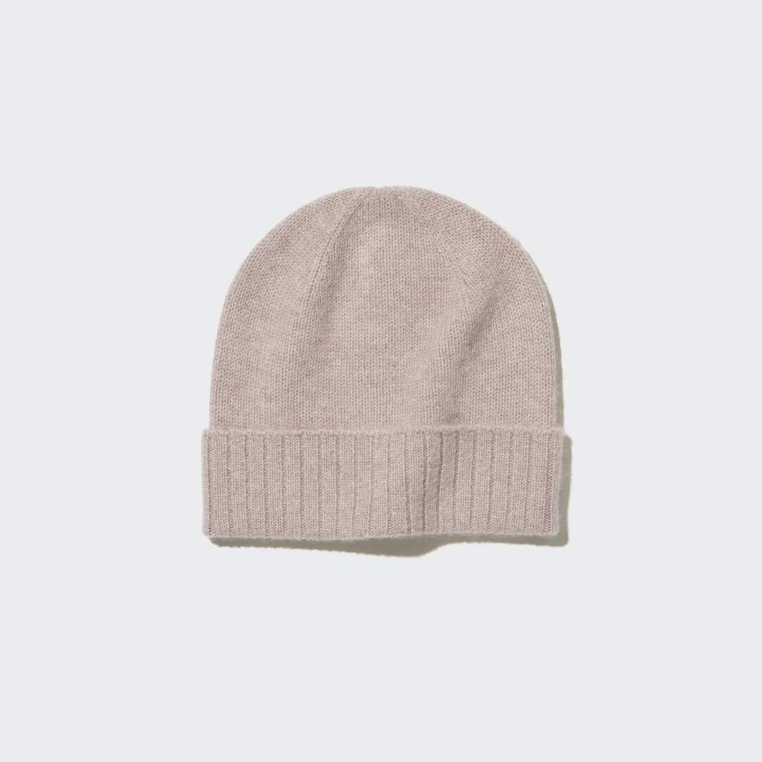 100% CASHMERE KNITTED BEANIE HAT | UNIQLO (UK)