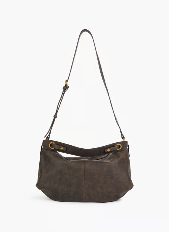 Sac bandouli\u00e8re Hera en cuir | Marron | Printemps.com (FR & UK)