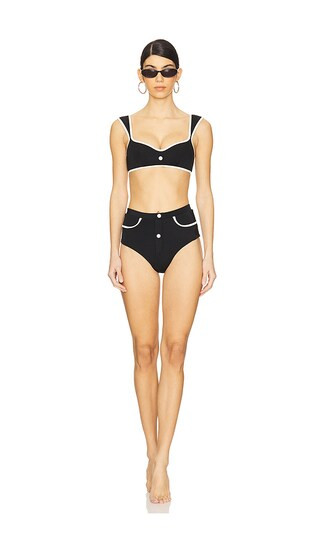 Marilyn Bikini Set in Black | Revolve Clothing (Global)