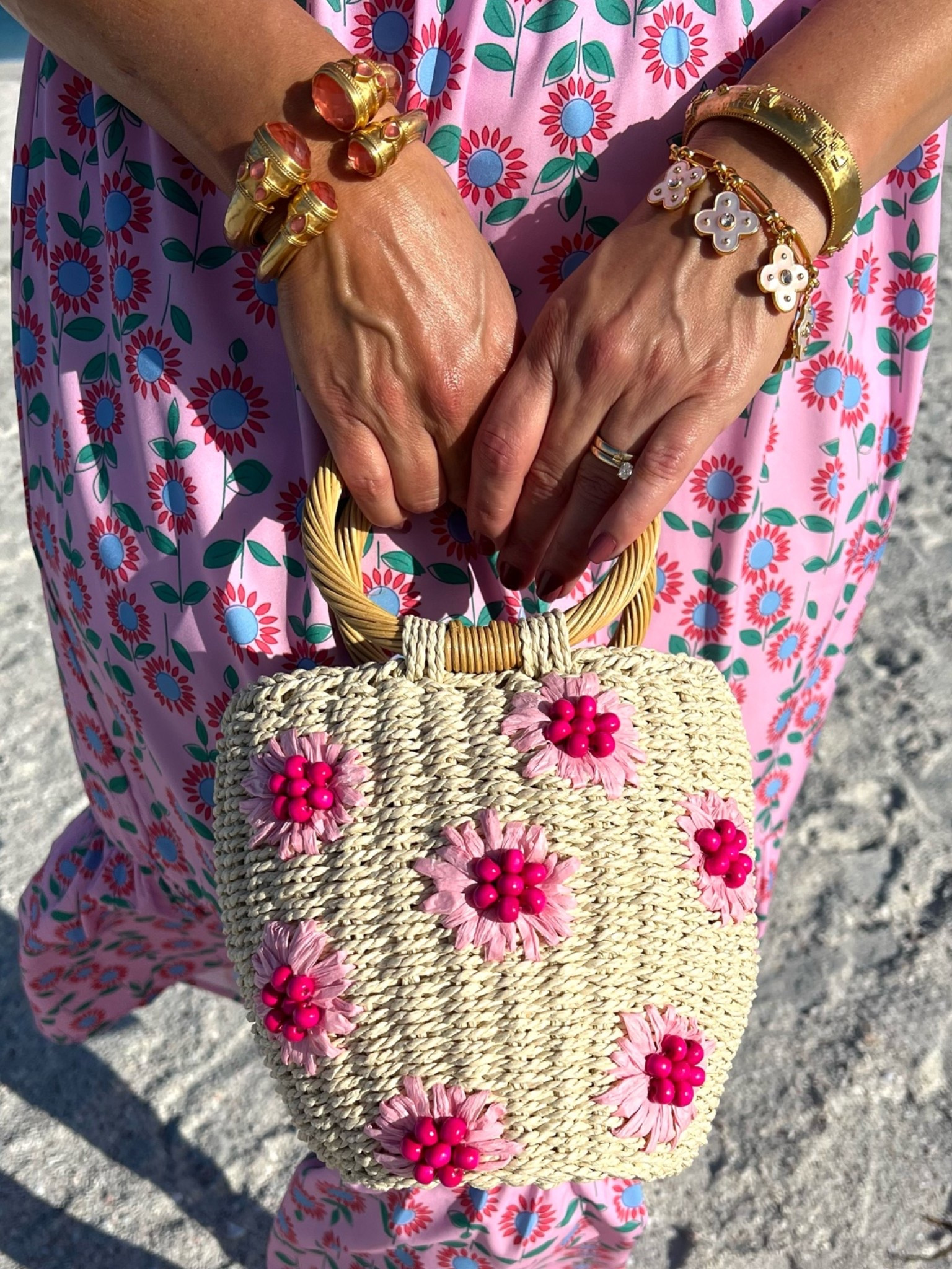 Beach vacation accessories 

Straw bag, Julie Vos bracelets

#LTKSeasonal #LTKOver40 #LTKWedding #LTKTravel #LTKgrwm #LTKootd #LTKMidsize #LTKSwim #LTKWorkwear