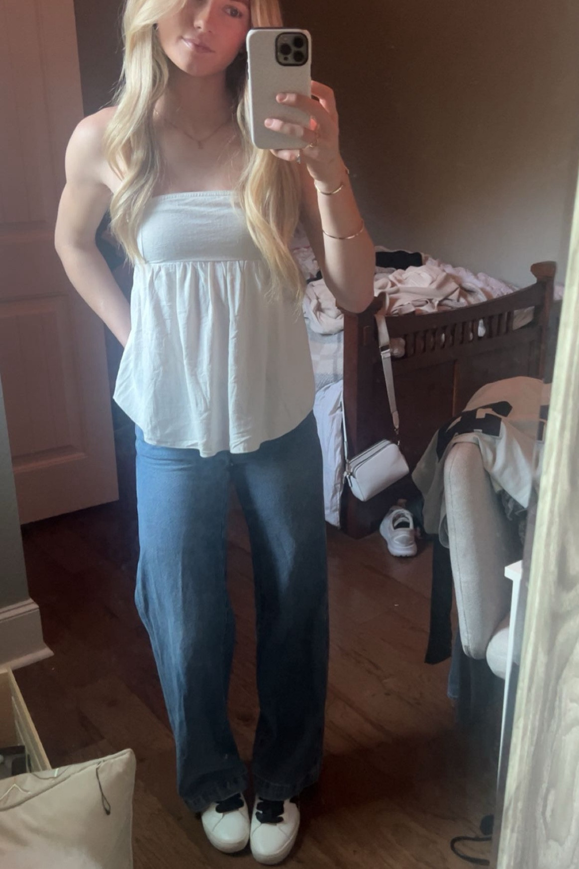 23 in the jeans, xs in the top! the laces replace the laces the shoes originally come with!

#LTKSeasonal #LTKStyleTip #LTKFindsUnder100