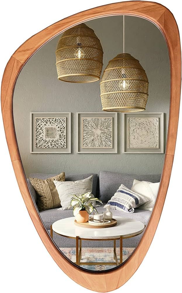 WallBeyond Asymmetrical Mirror, Irregular Wall Mirror, Wall Mirrors Decorative for Bedroom Living... | Amazon (US)