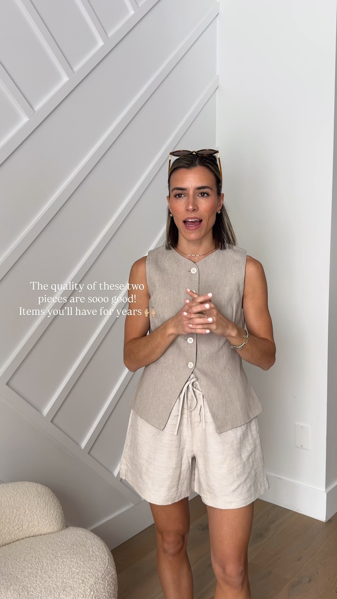 Vest size 4 (needed 2) 
Shorts size small 
Aritzia new arrivals 

#LTKgrwm