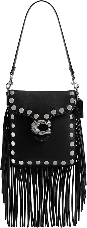 Coach Stevie Bag in Natural Grain Leather, LH/Black | Amazon (US)