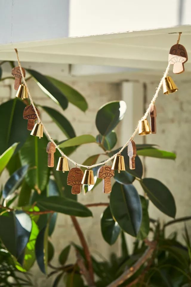 Wood Mushroom Banner | Urban Outfitters (US and RoW)