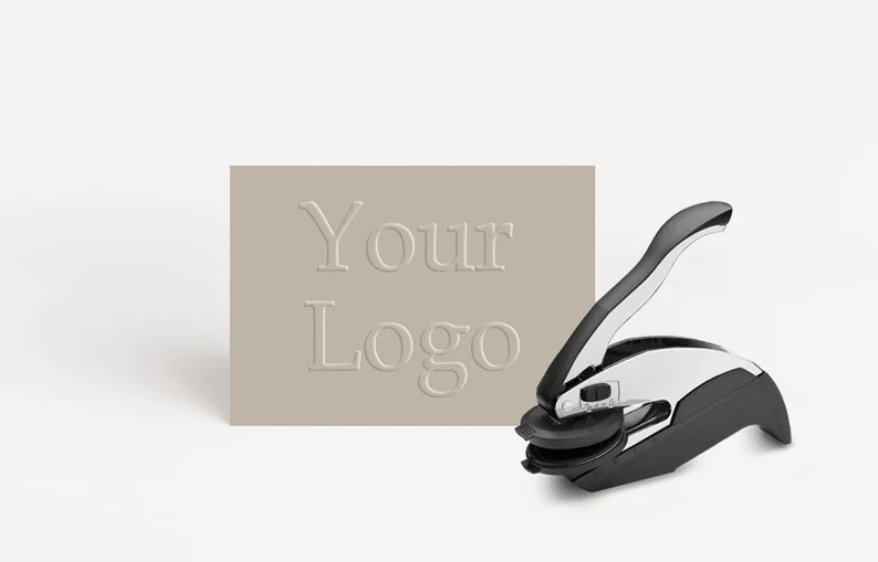 Logo Embosser, Custom Embosser, Personalized Embosser, Embosser, Address Embosser, Your Logo Embo... | Etsy (US)