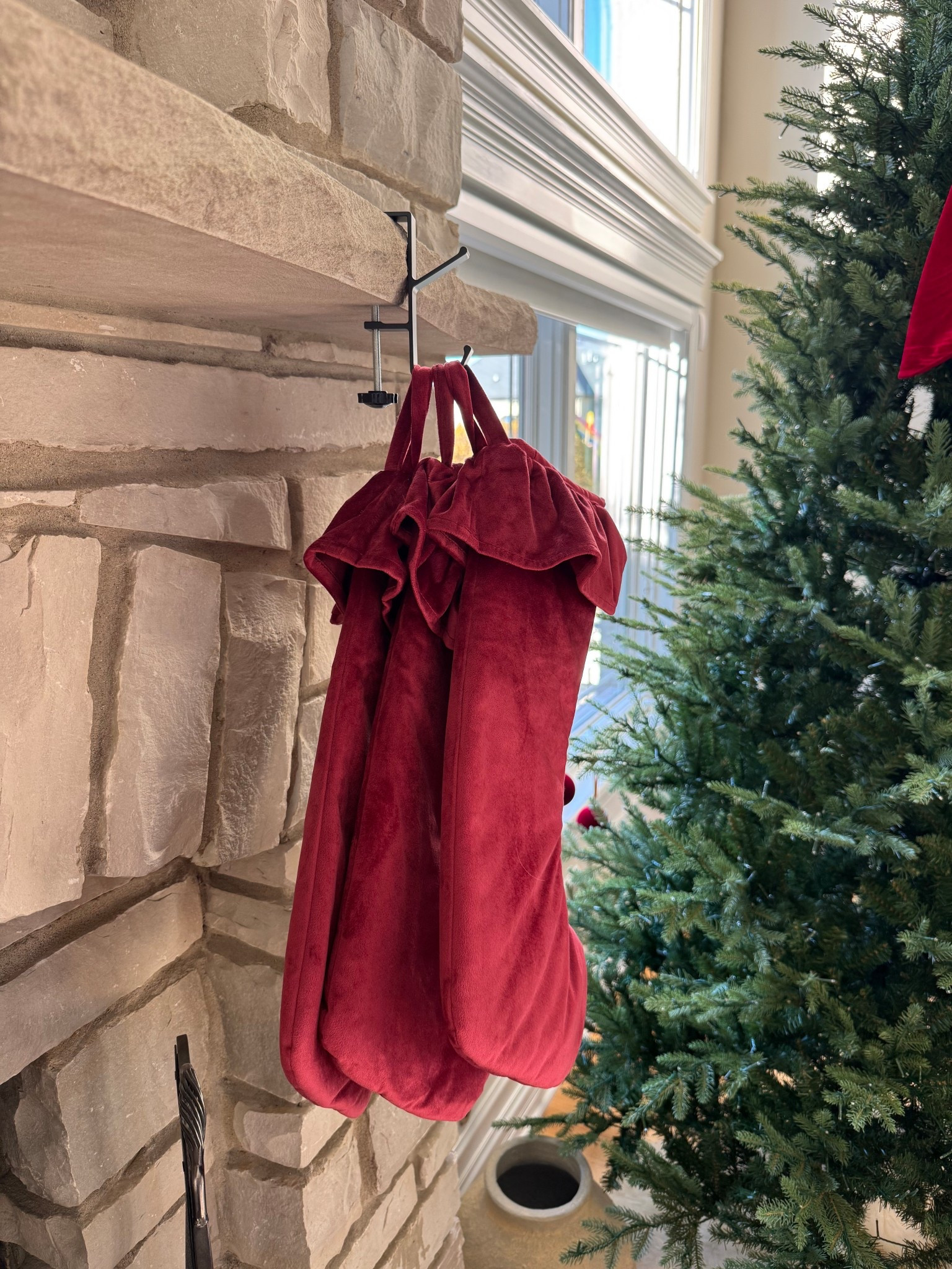 My stockings under $20 and so beautiful! It’s giving PB vibes. 

#stockings #christmas #holiday #christmasdecor #christmastree #walmartfinds #walmarthome 

#LTKHoliday #LTKSeasonal #LTKHome