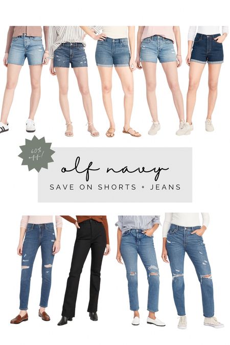Old navy jean shorts and jeans on sale! Shorts as low as $11.99 and jeans under $20!

#LTKunder50 #LTKSeasonal #LTKsalealert