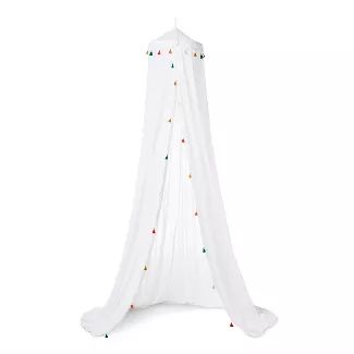 Tassel Bed Canopy One Size White - Pillowfort™ | Target