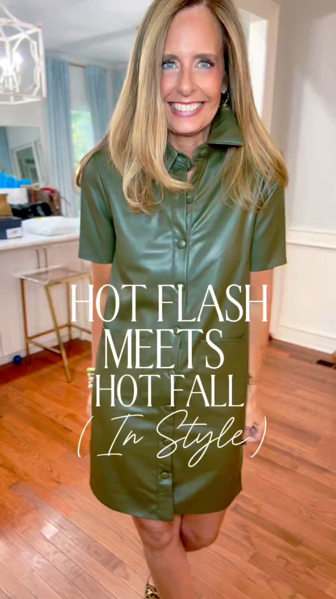 Three faves for fall dressing when it is so hot! And….you might be having a hot flash too 🔥
