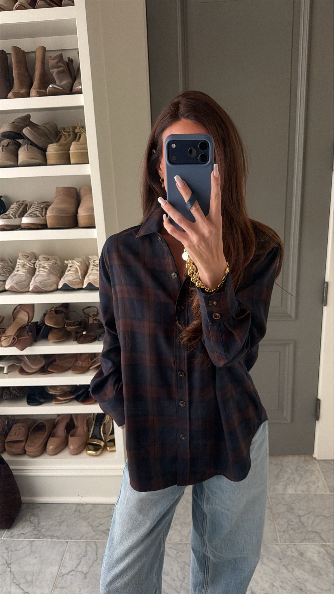Use code SARAH40 for 40% off plaid top, wearing size small.

#LTKootd #LTKdayinmylife #LTKSaleAlert
