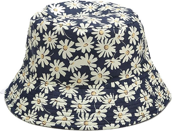Mashiaoyi Unisex Print Double-Side-Wear Reversible Bucket Hat | Amazon (US)