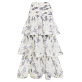 Pleated Tiered Skirt | ZIMMERMANN (APAC)