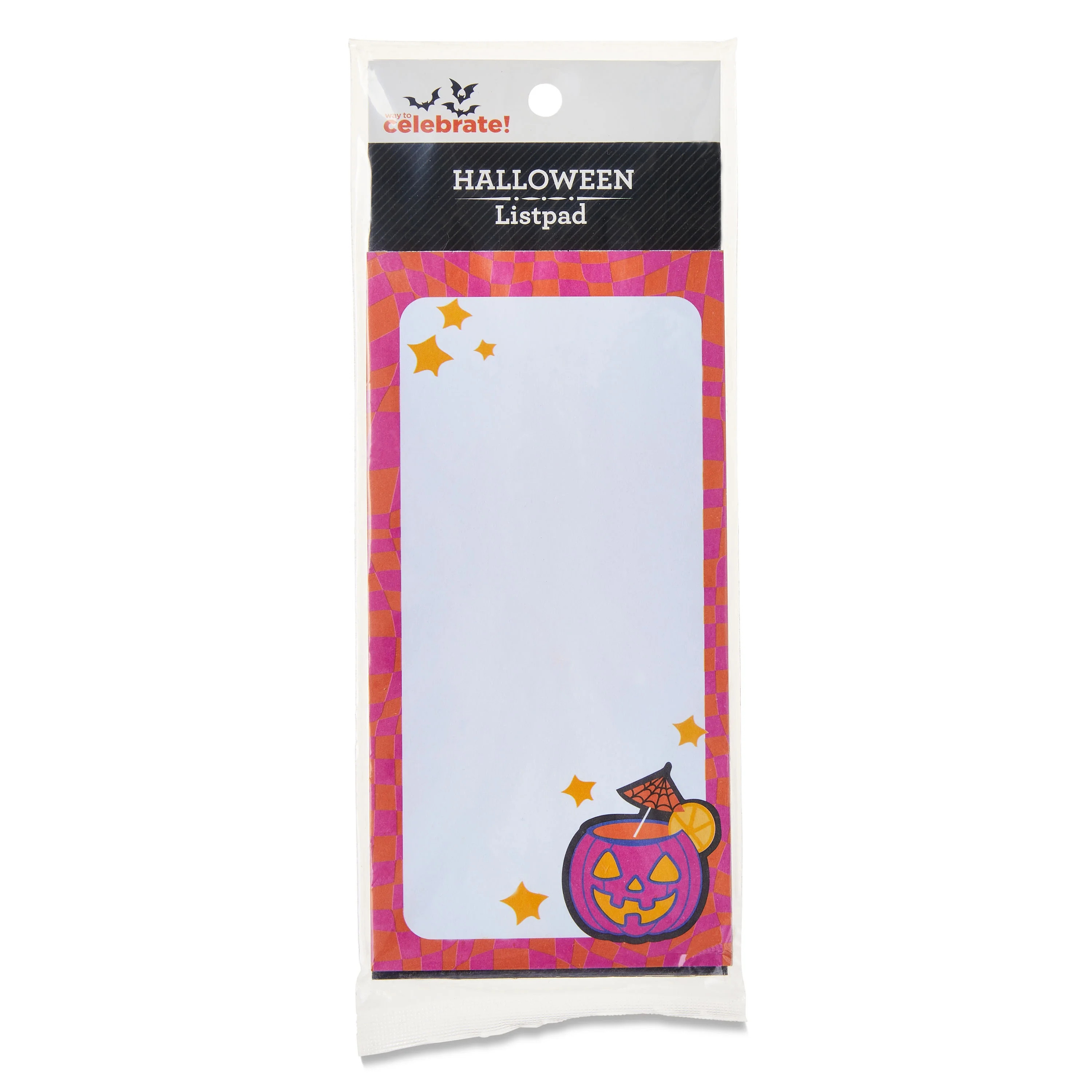 Listpad, Pumpkin, 60 Sheet, Summer Frights, by Way to Celebrate, Multicolor | Walmart (US)