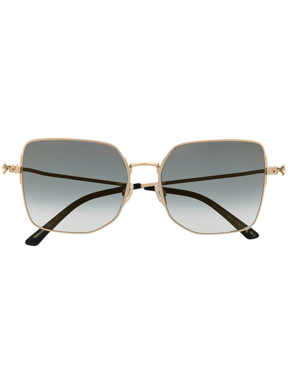 Jimmy Choo Eyewear Trisha Oversized Square Sunglasses - Farfetch | Farfetch Global