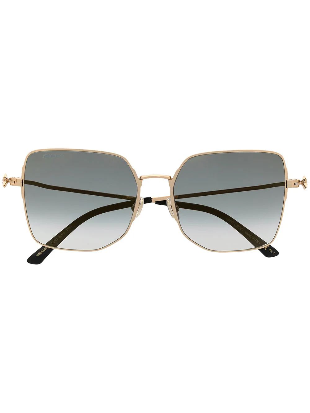 Jimmy Choo Eyewear Trisha Oversized Square Sunglasses - Farfetch | Farfetch Global