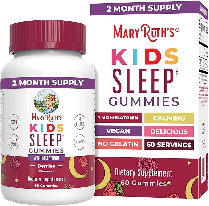 MARYRUTH'S Melatonin Gummies for Kids | 2 Month Supply | Sleep Gummy for Kids Ages 4+ | Melatonin... | Amazon (US)