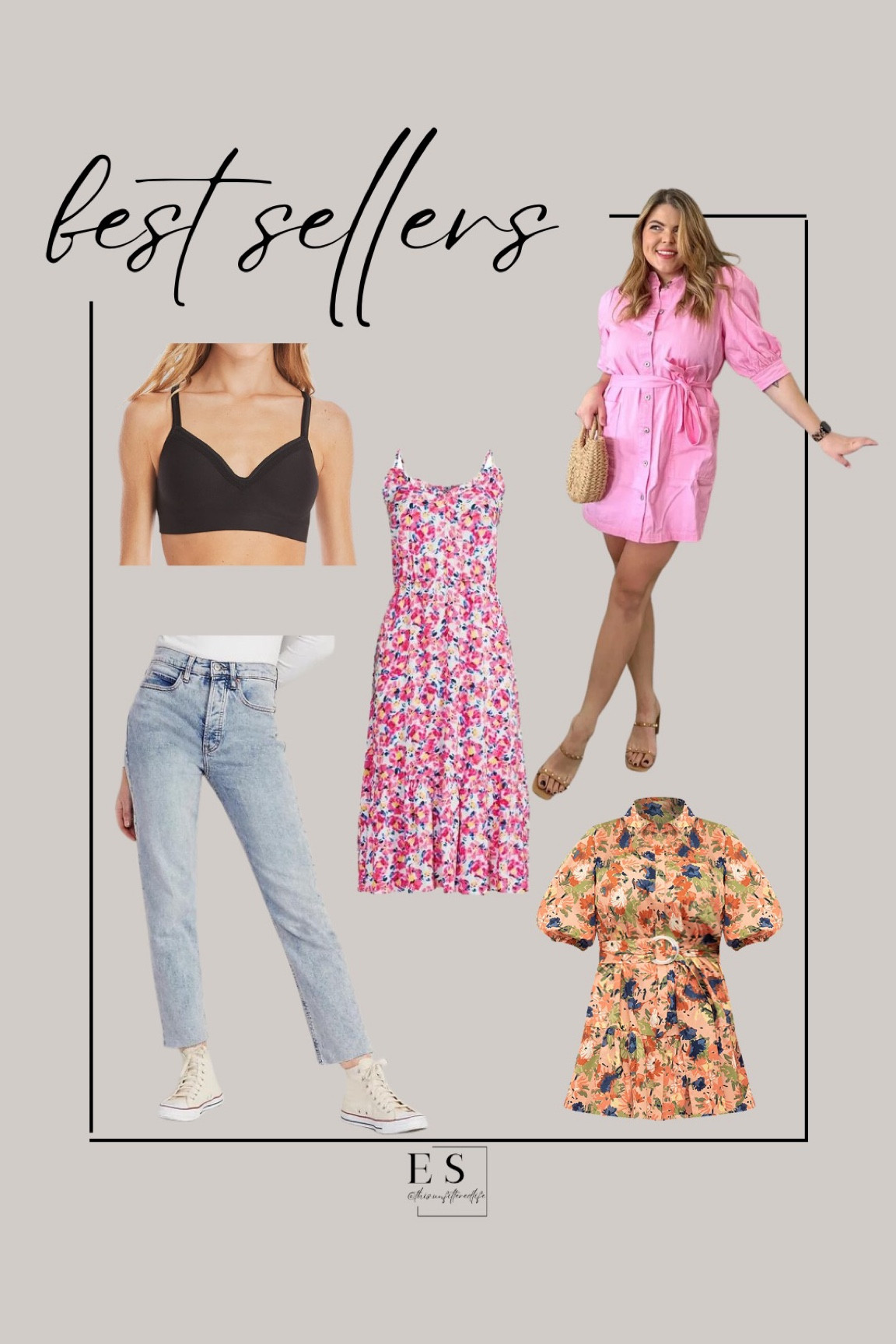 This weeks best sellers - Hanes bra - Walmart spring dresses - Old Navy jeans

#LTKcurves #LTKunder50 #LTKstyletip