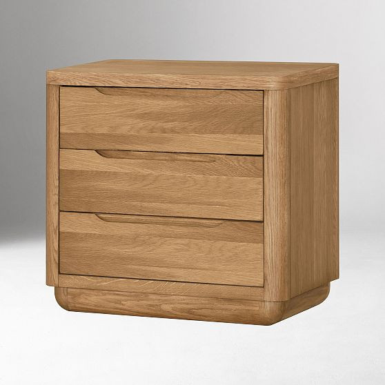 Mariselle Oak Nightstand, Natural Oak, 26 | West Elm (US)