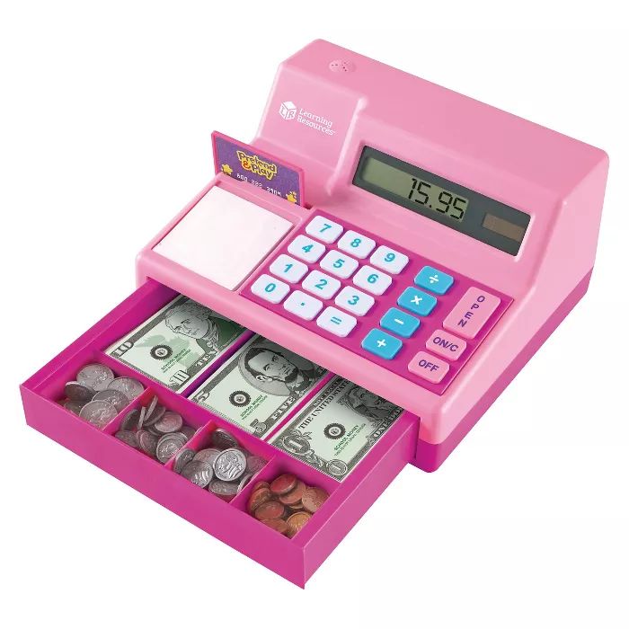 Learning Resources Calculator Cash Register - Pink | Target