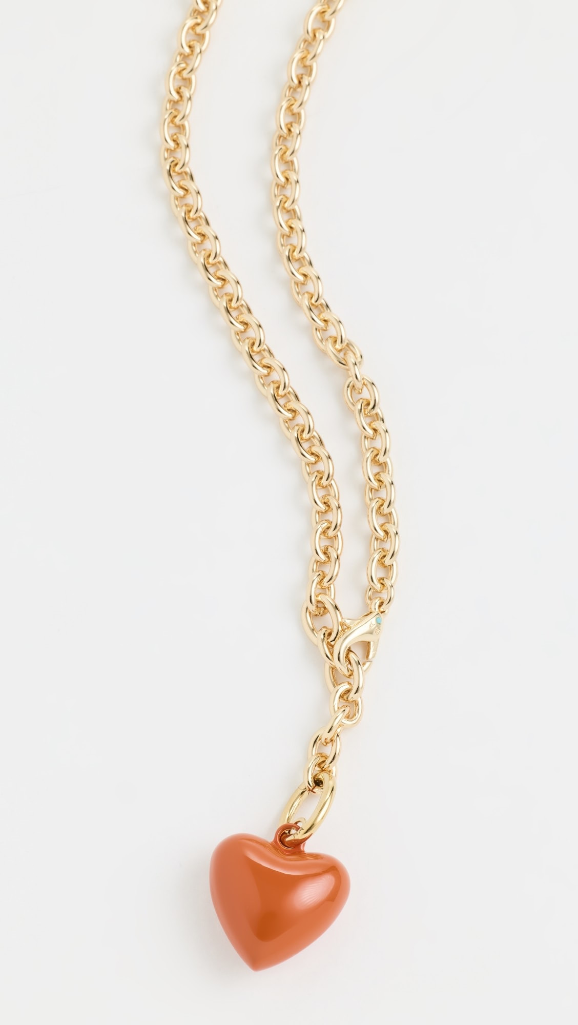 The Mini Puffy Heart Necklace | Shopbop