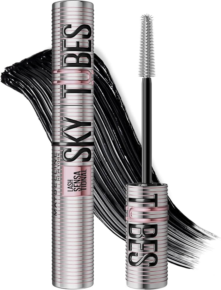 Maybelline Lash Sensational Sky Tubes Tubing Mascara, Extension-Like Lengthening Mascara, 24HR Ey... | Amazon (US)