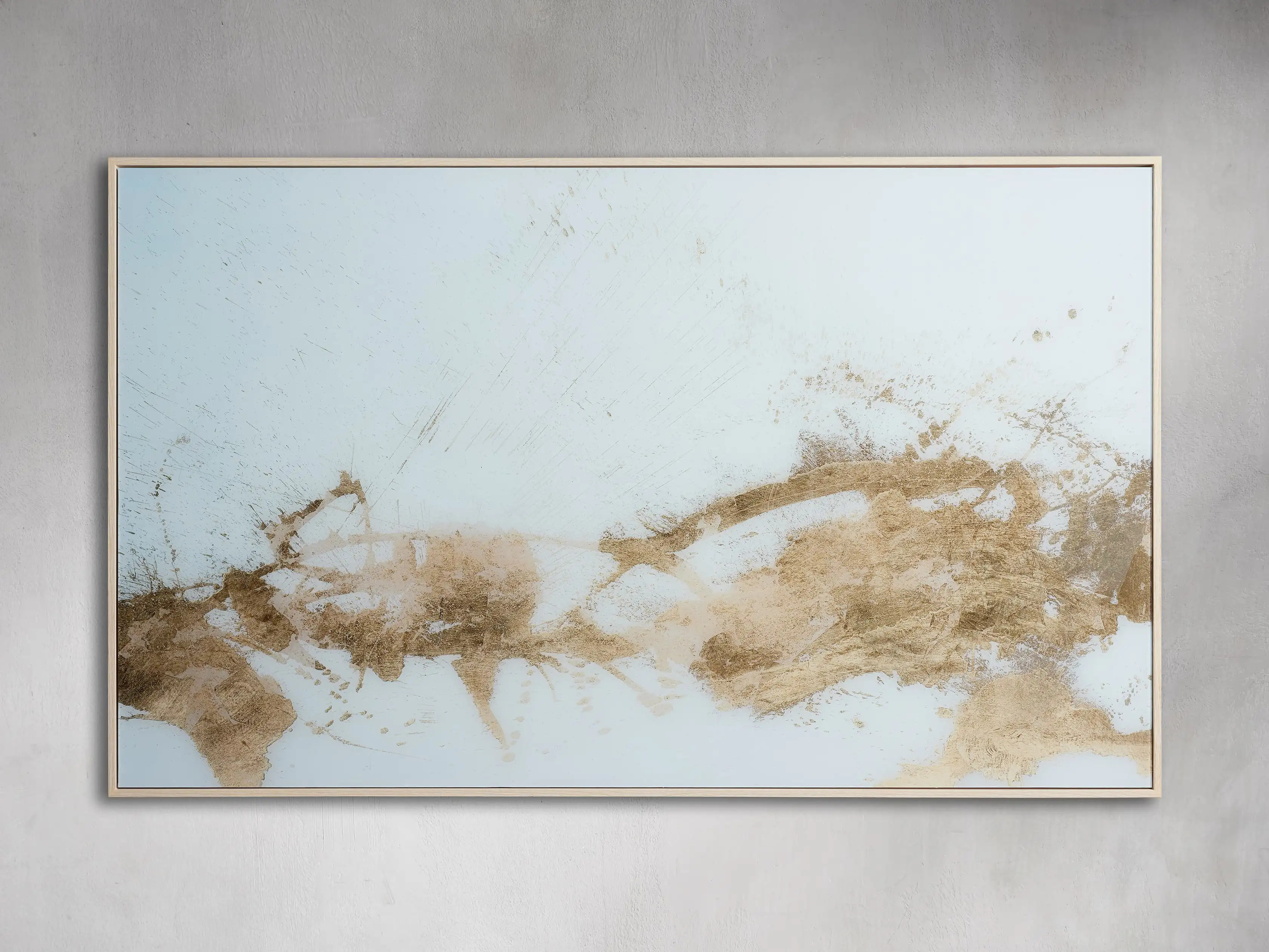 Gold Splash Framed Print | Arhaus