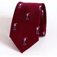 Dark Red Golf Unique Neckties, Men's Ties Burgundy, Necktie Burgundy Golf, Logo For Prom, Boy, Tie Boyfriend | Etsy (US)