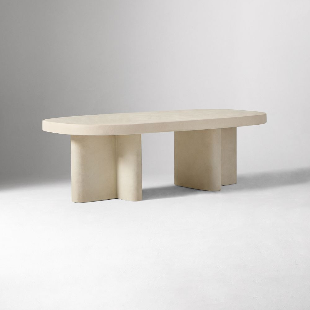 Palmetto Indoor/Outdoor Concrete Coffee Table (48") | West Elm (US)