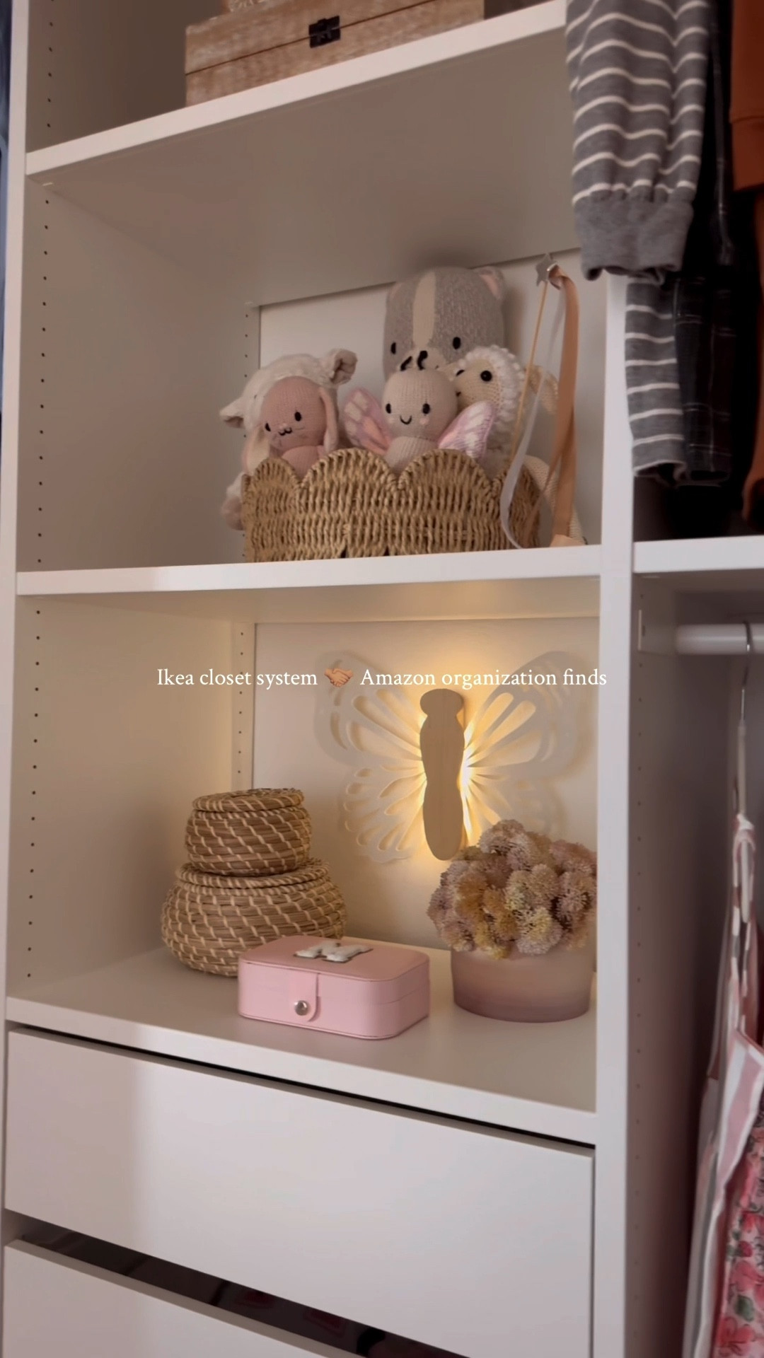 One of the areas that stays the most organized in our home is my daughter’s closet because it has a system that truly works for us. Everything has a place, which makes keeping it tidy so much easier.

I used drawer dividers, velvet hangers, baskets, bins, and a headband organizer, all from Amazon, and it’s been such a game changer for staying organized day to day.

Comment organization and I’ll message you the links to everything ✨

#closetorganization #kidscloset #girlscloset #ikeacloset #organizationfinds