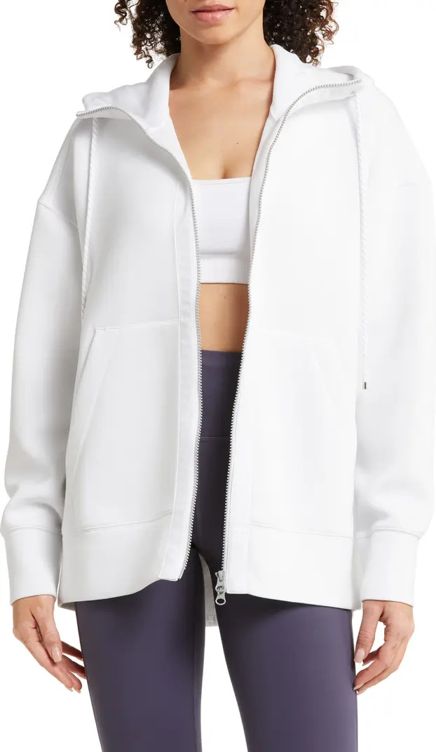 Intention Front Zip Back Vent Hoodie | Nordstrom