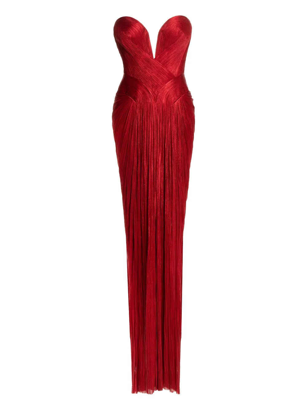 Maria Lucia Hohan Noor silk dress - Red | Farfetch Global