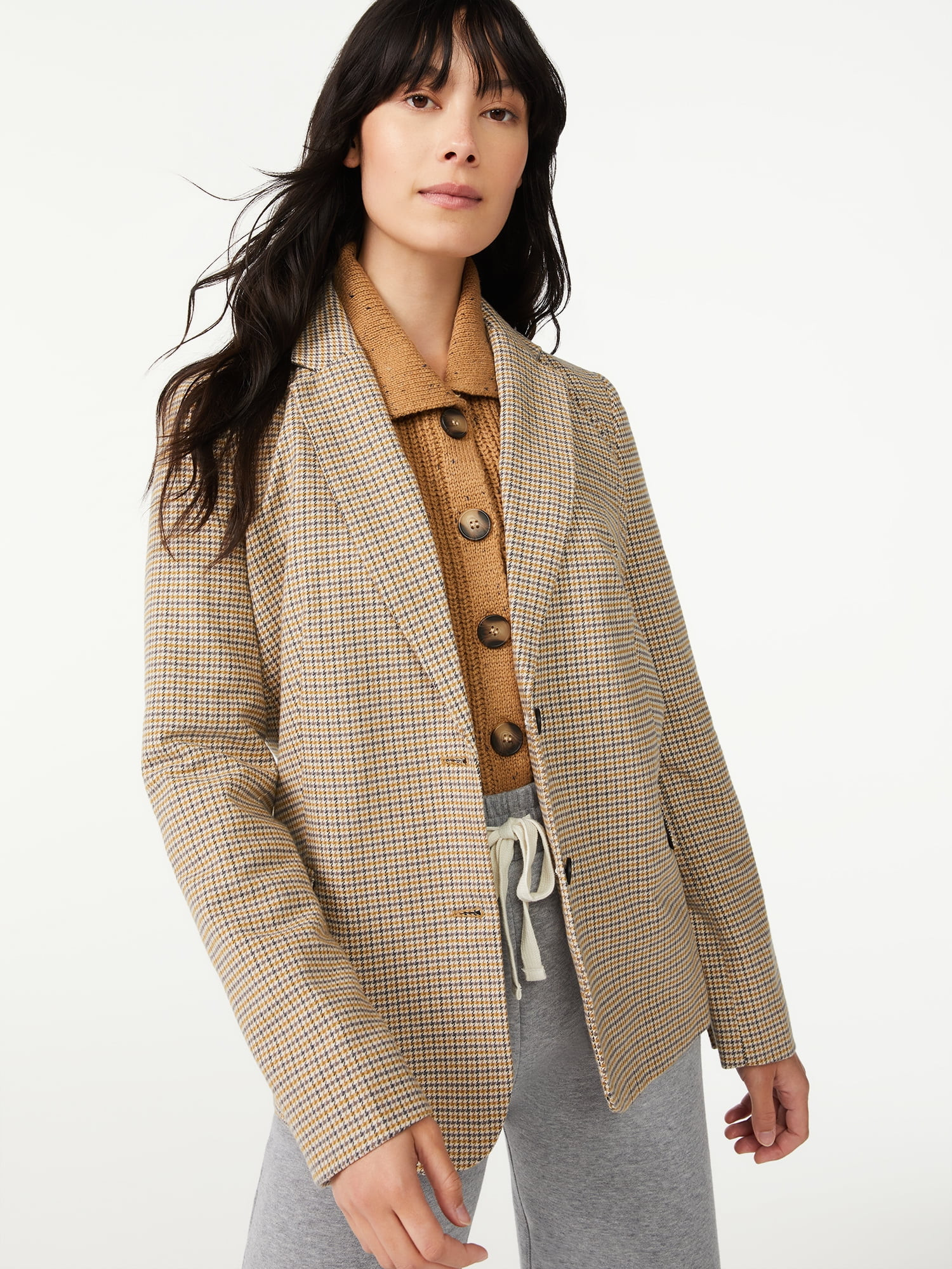 Free Assembly Women's Boyfriend Blazer | Walmart (US)