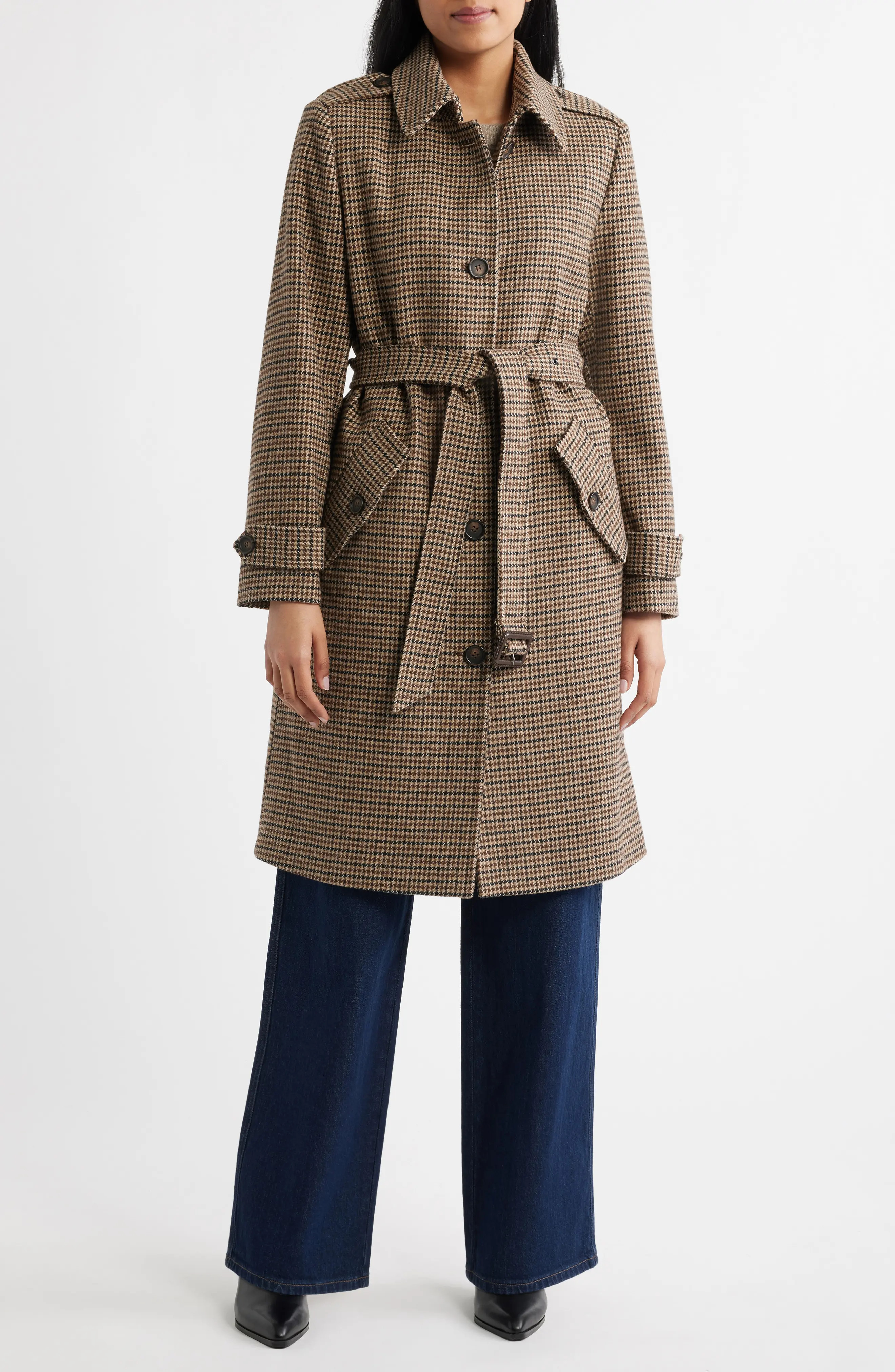 Long Belted Coat (Women) | Nordstrom | Nordstrom