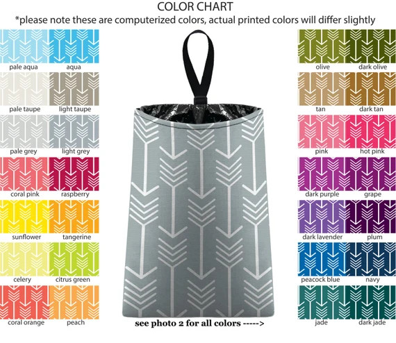 Auto Trash  Arrows  PICK YOUR COLOR  Car Trash Bag Car | Etsy | Etsy (US)