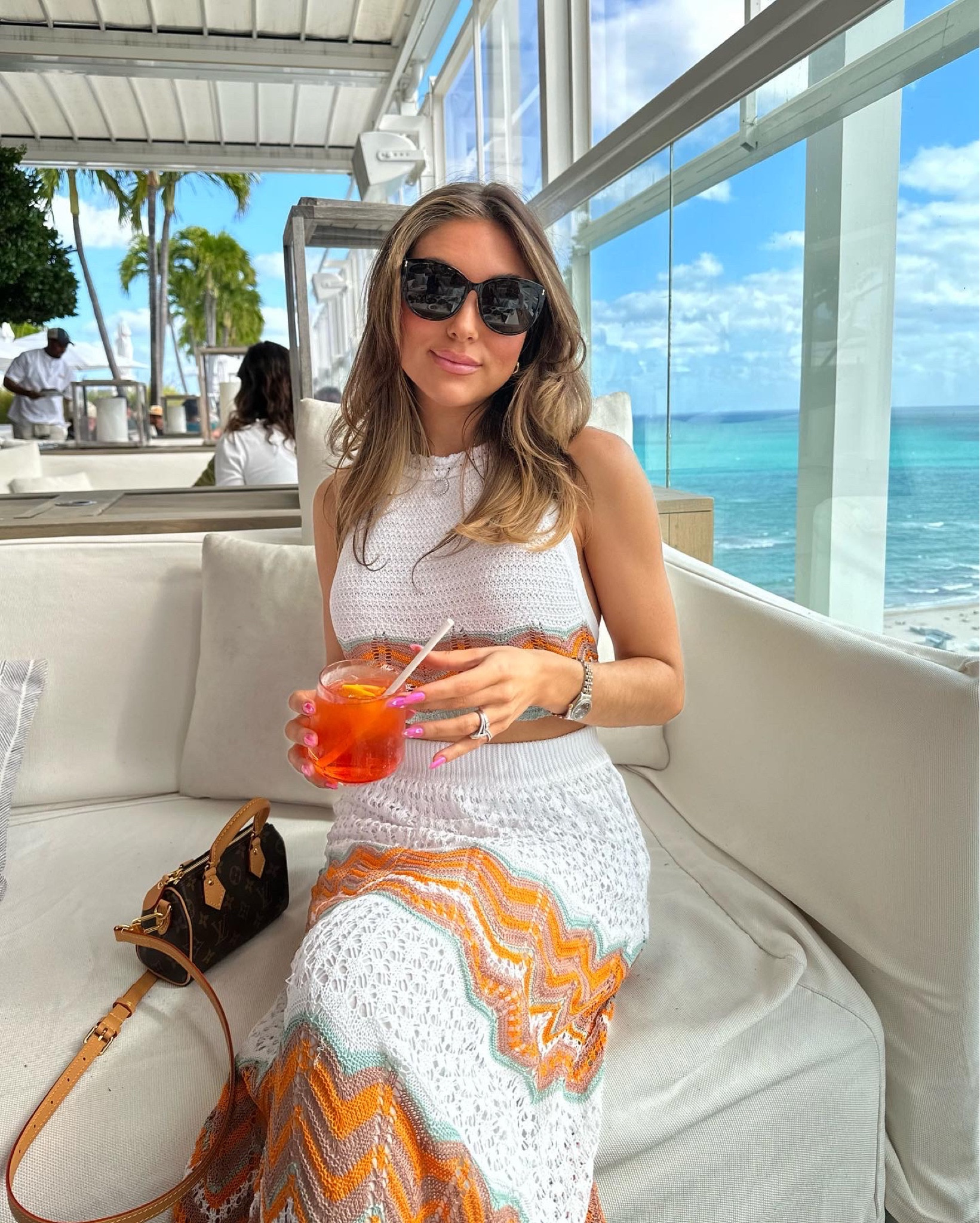Petal & pup 2 piece set crochet set Miami travel beach discount code CAMPBELL 20% off 