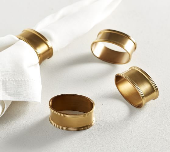 Antique Gold Napkin Ring | Pottery Barn (US)