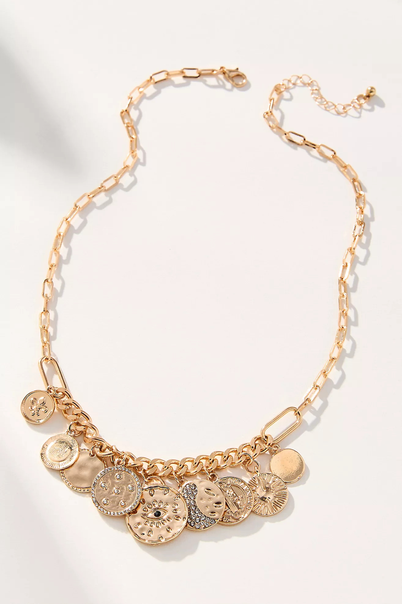 Lulla Circle Charm Necklace | Anthropologie (US)