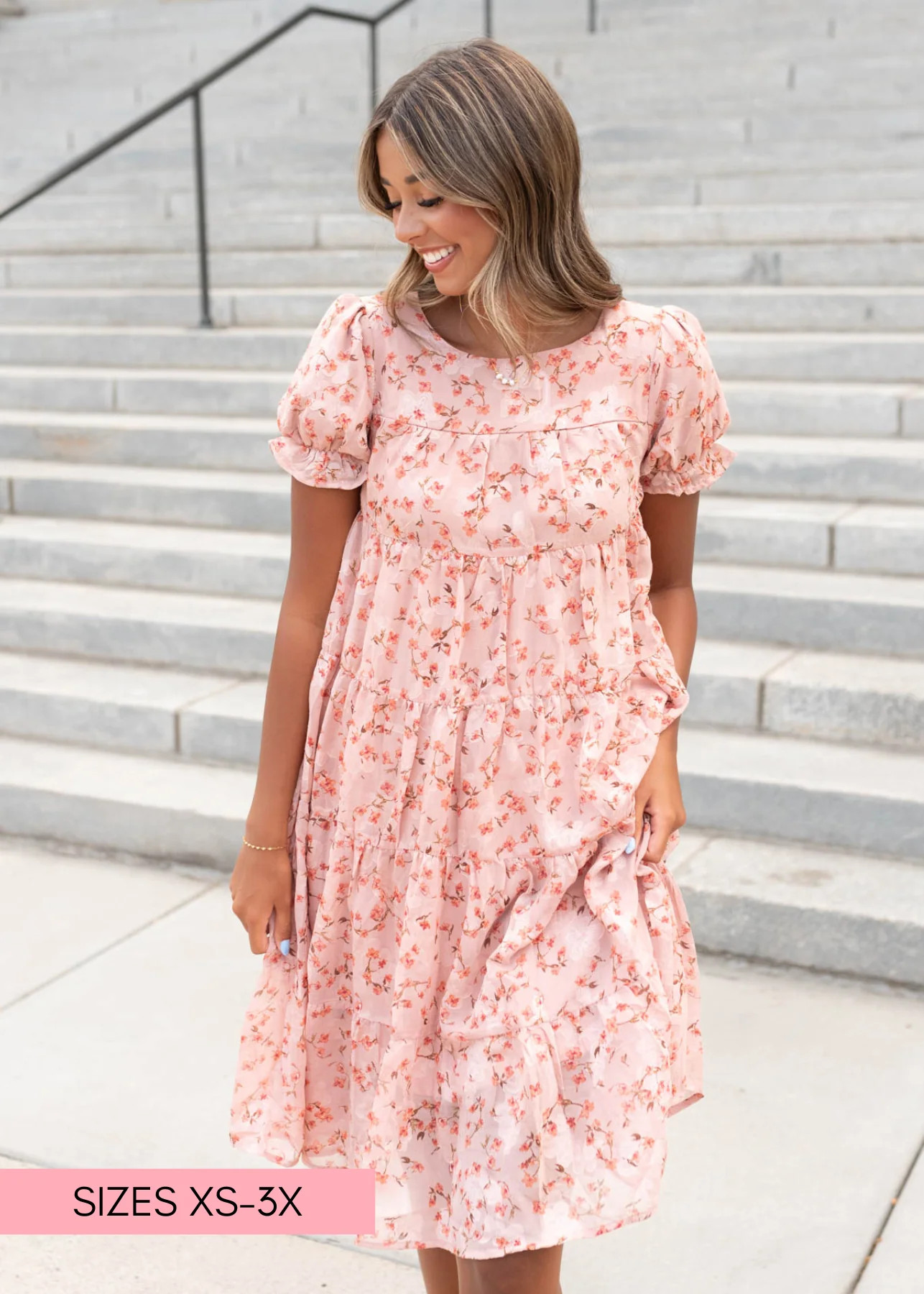 Lorelei Pink Floral Dress | My Sister's Closet Boutique