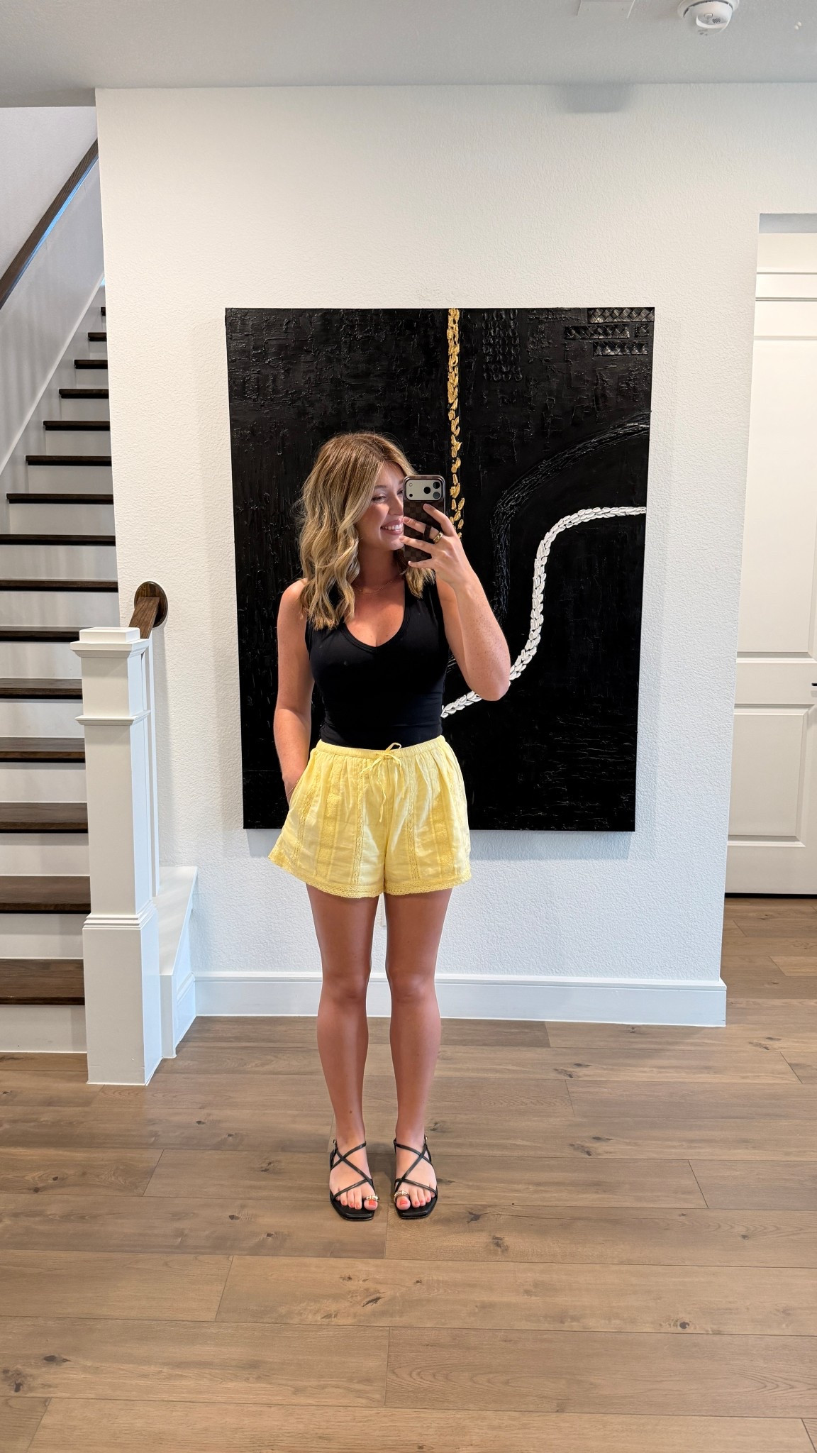Casual outfit of the day. Wore this for school drop off then did my hair & makeup and now off to run some errands. Size medium in both 

Shorts are on sale + use code SPRINGAF @abercrombie for an extra 15% off 

#LTKootd #LTKmomlife