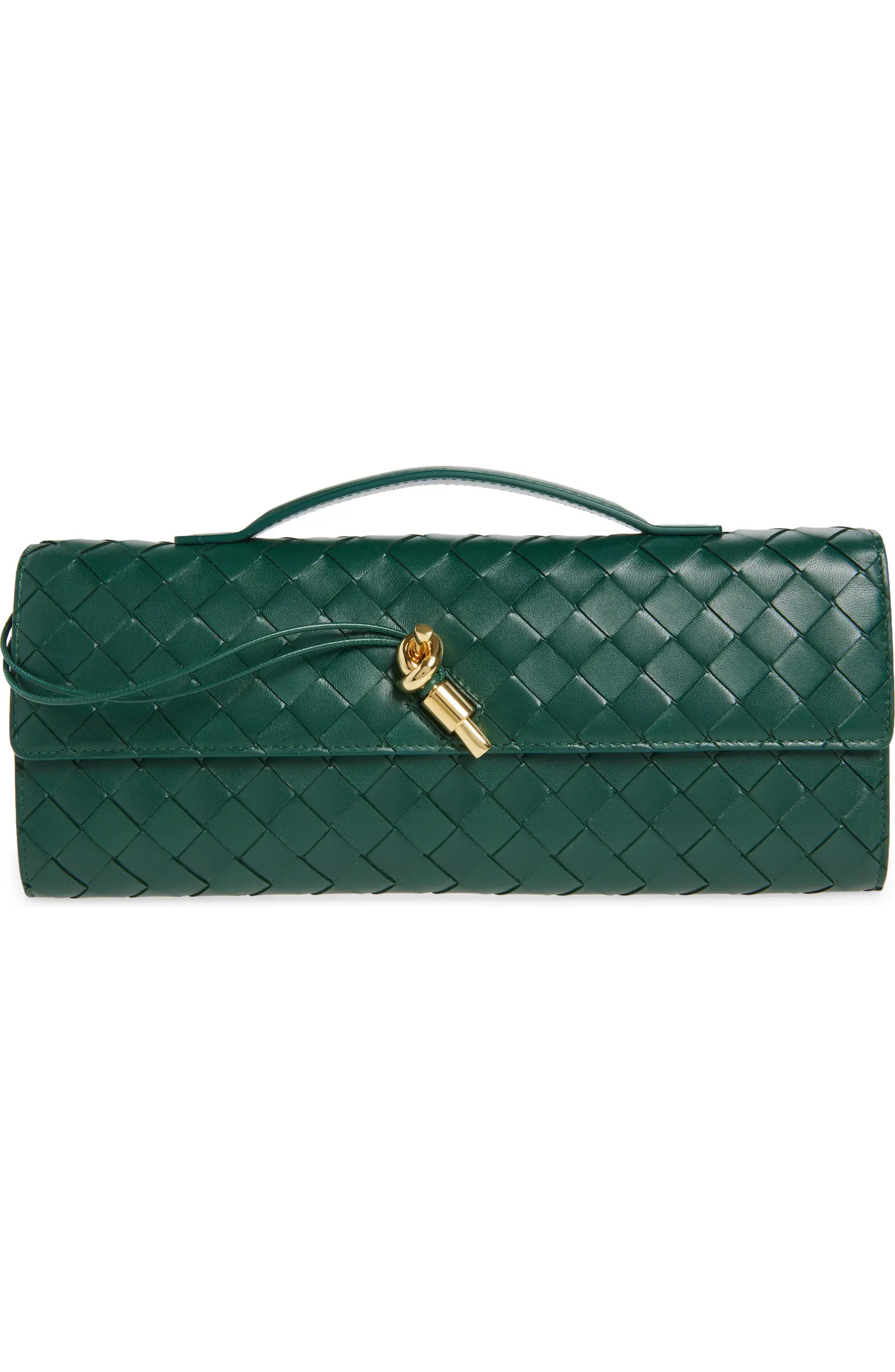 Long Andiamo Intrecciato Clutch Bag | Nordstrom