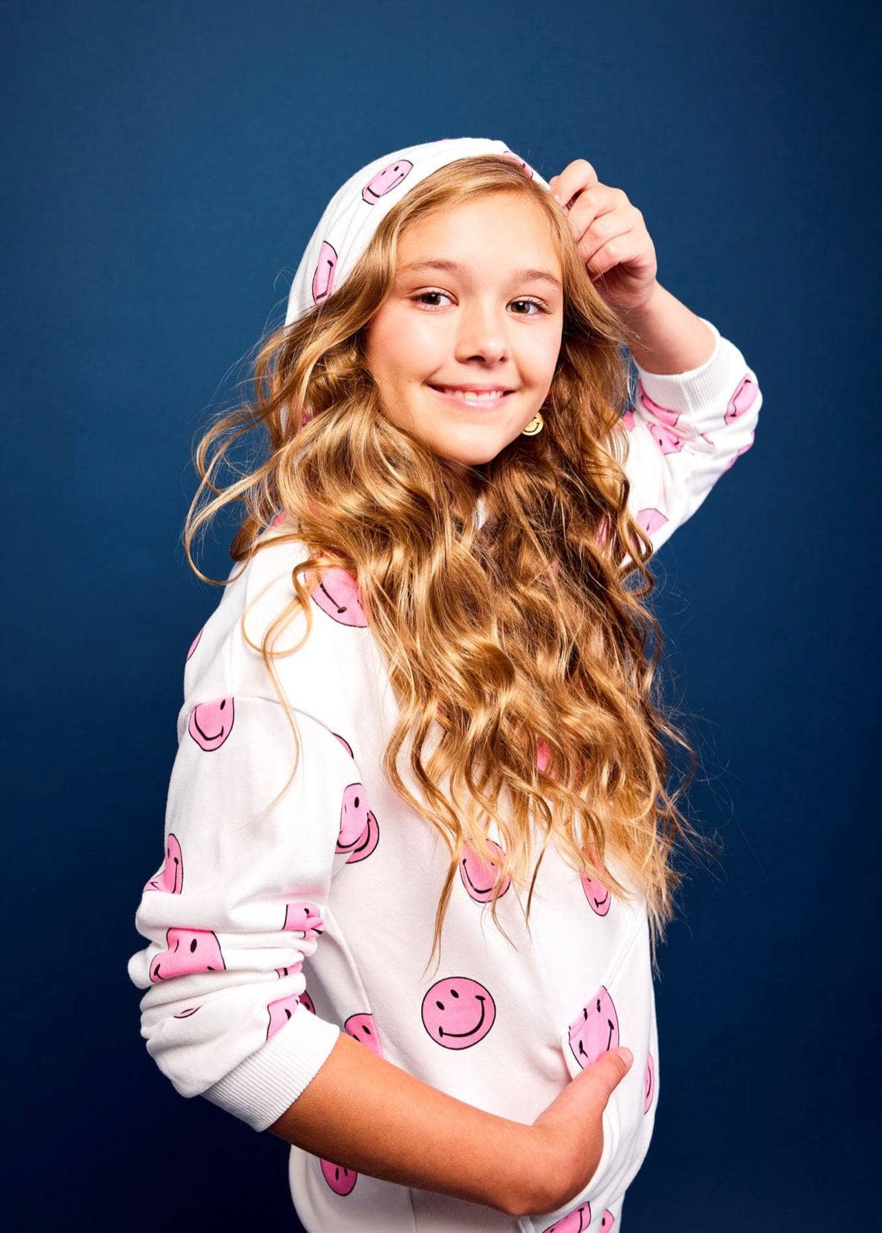 Pink Emoji Hoodie | Lola + The Boys