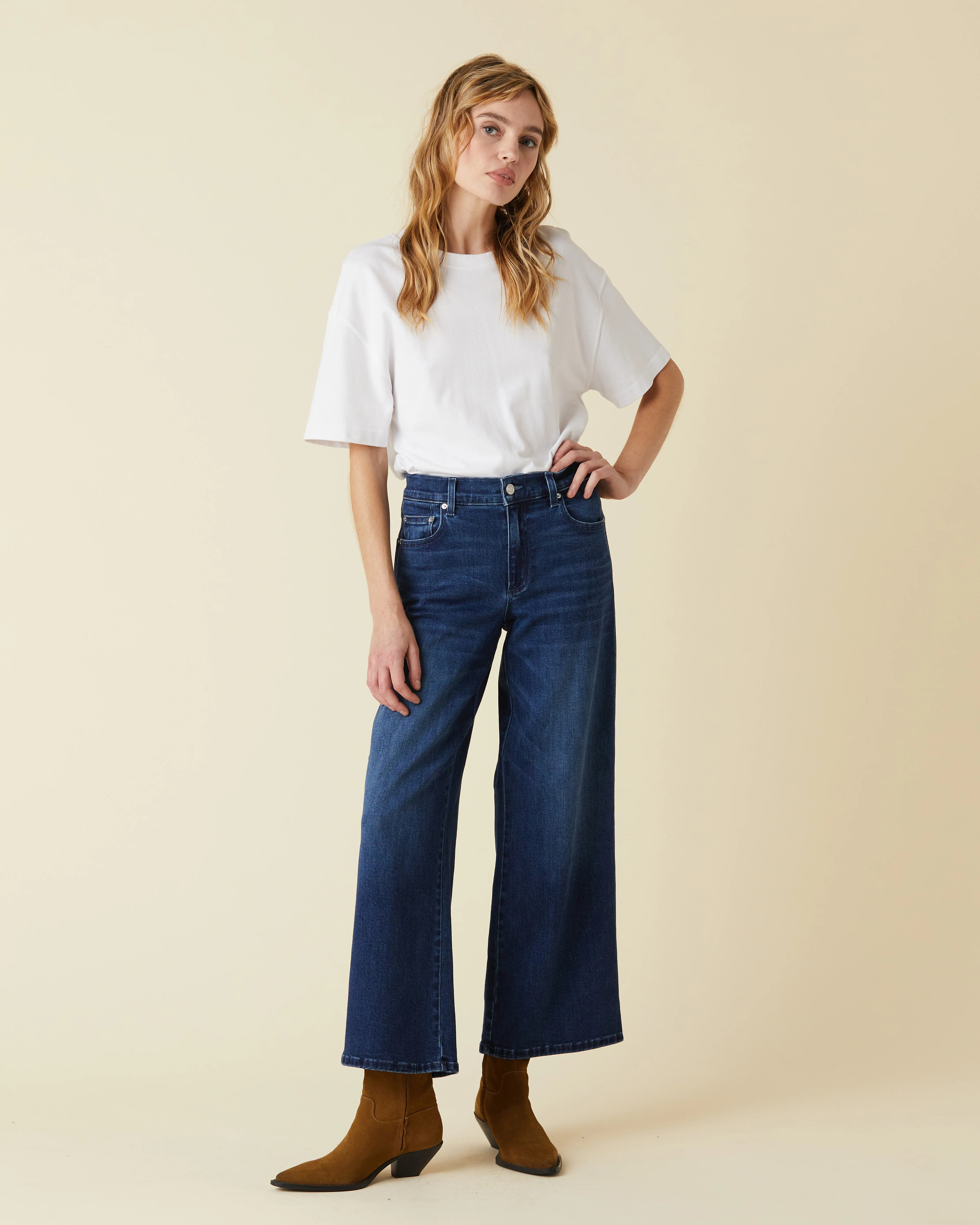 Juliette Wide-Leg Ankle | LE JEAN