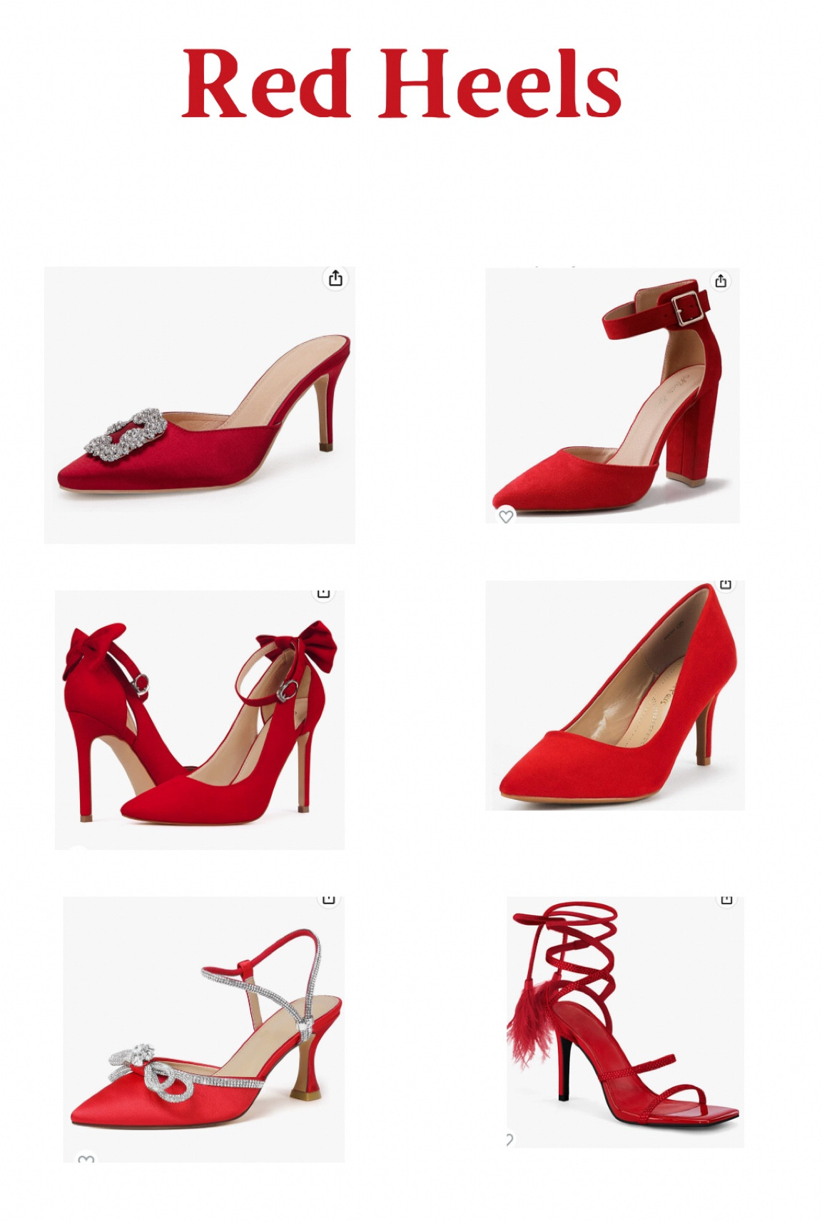 Valentine’s heels, date night heels, red heels

#LTKFind #LTKshoecrush #LTKunder50